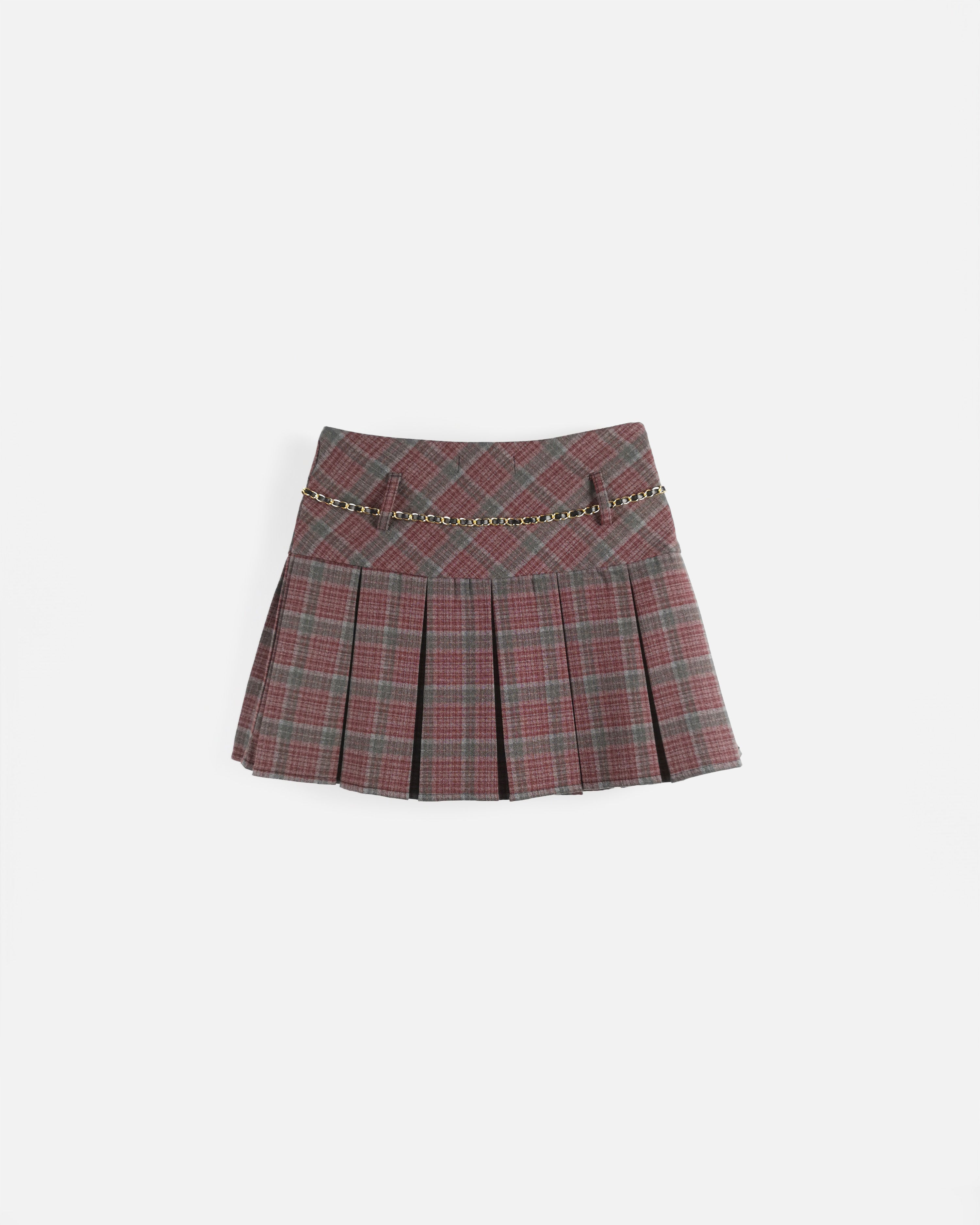 Plaid Miniskirt