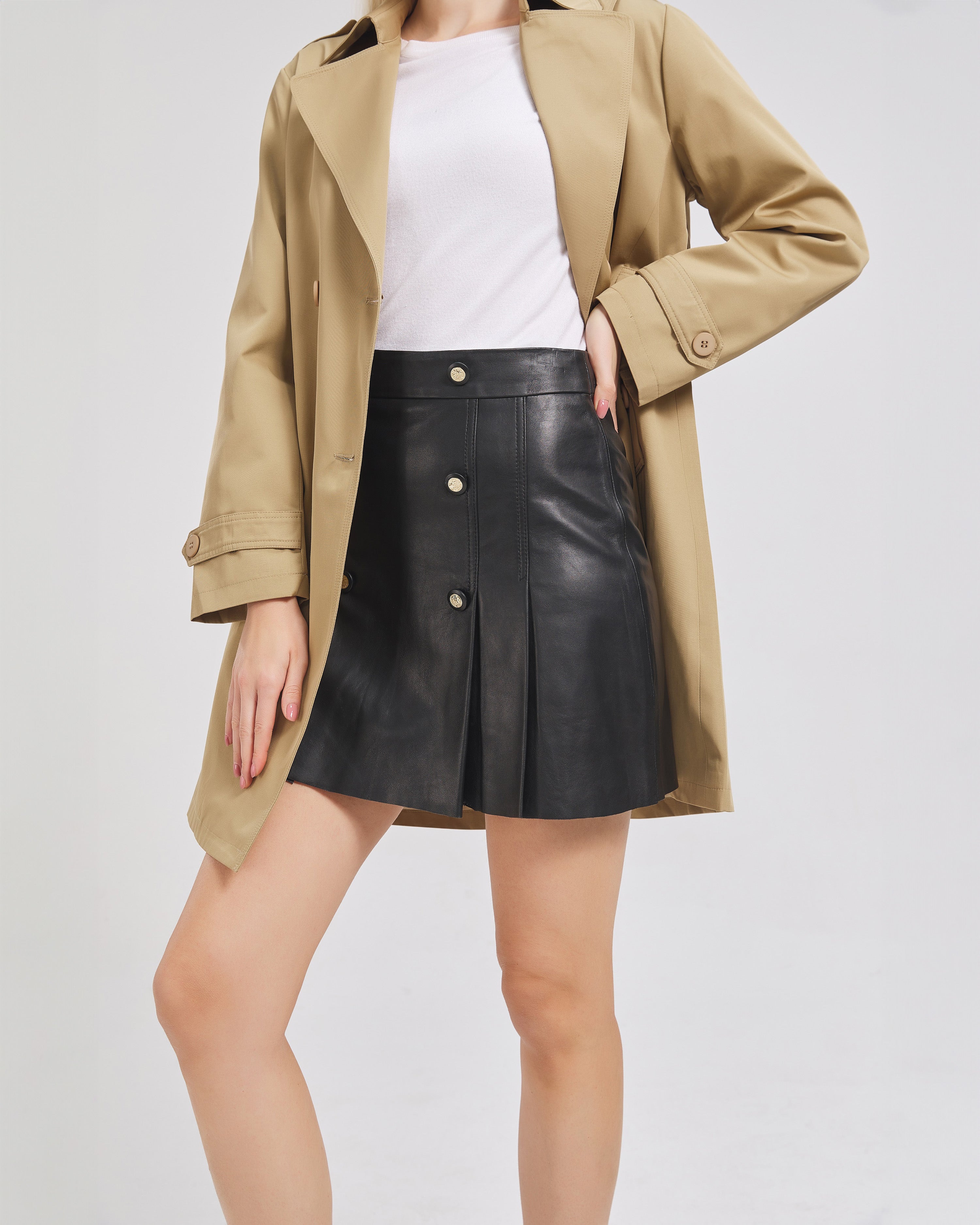 Leather Skirt