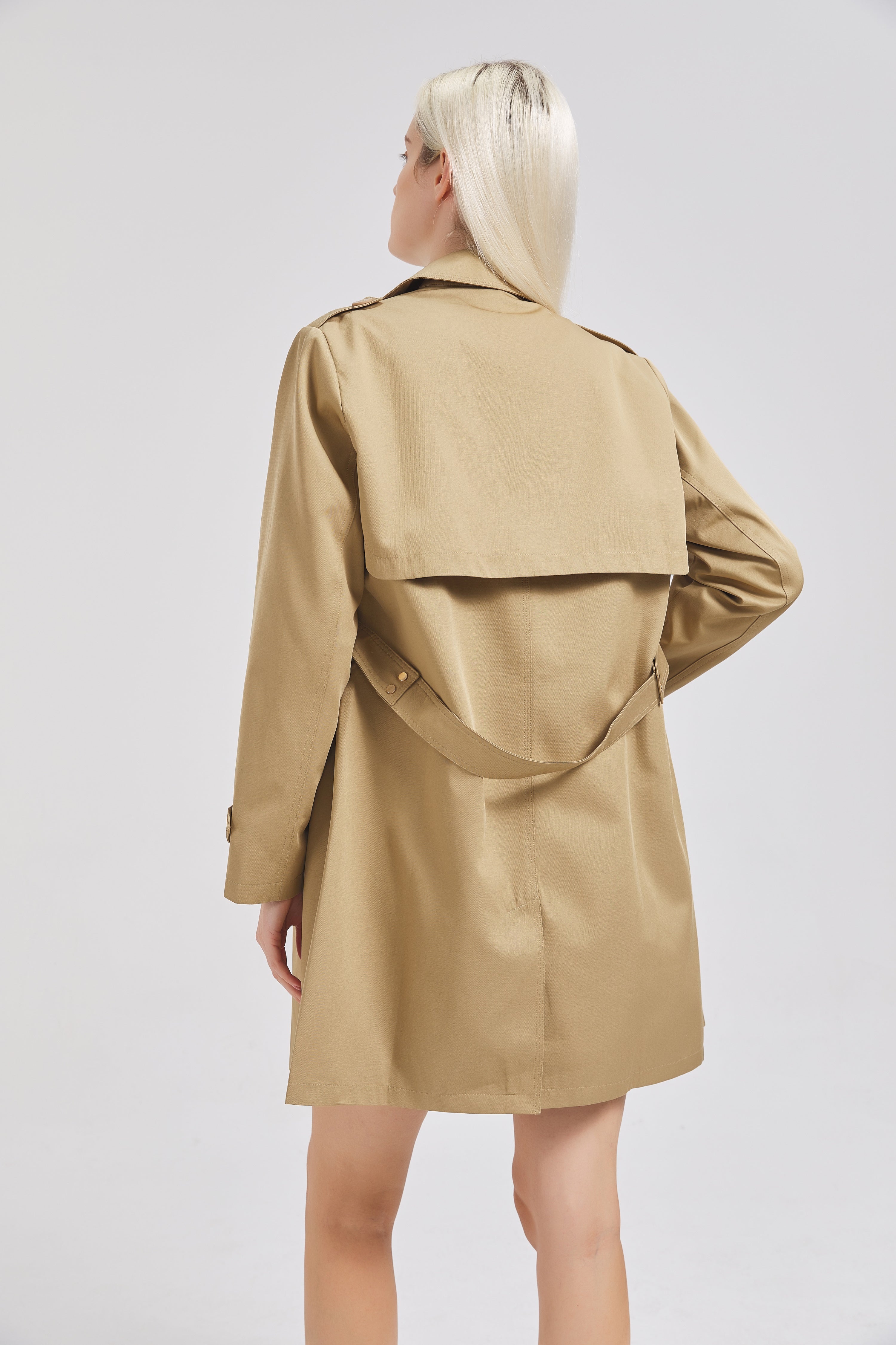 Mid-Length Classic Trench Coat