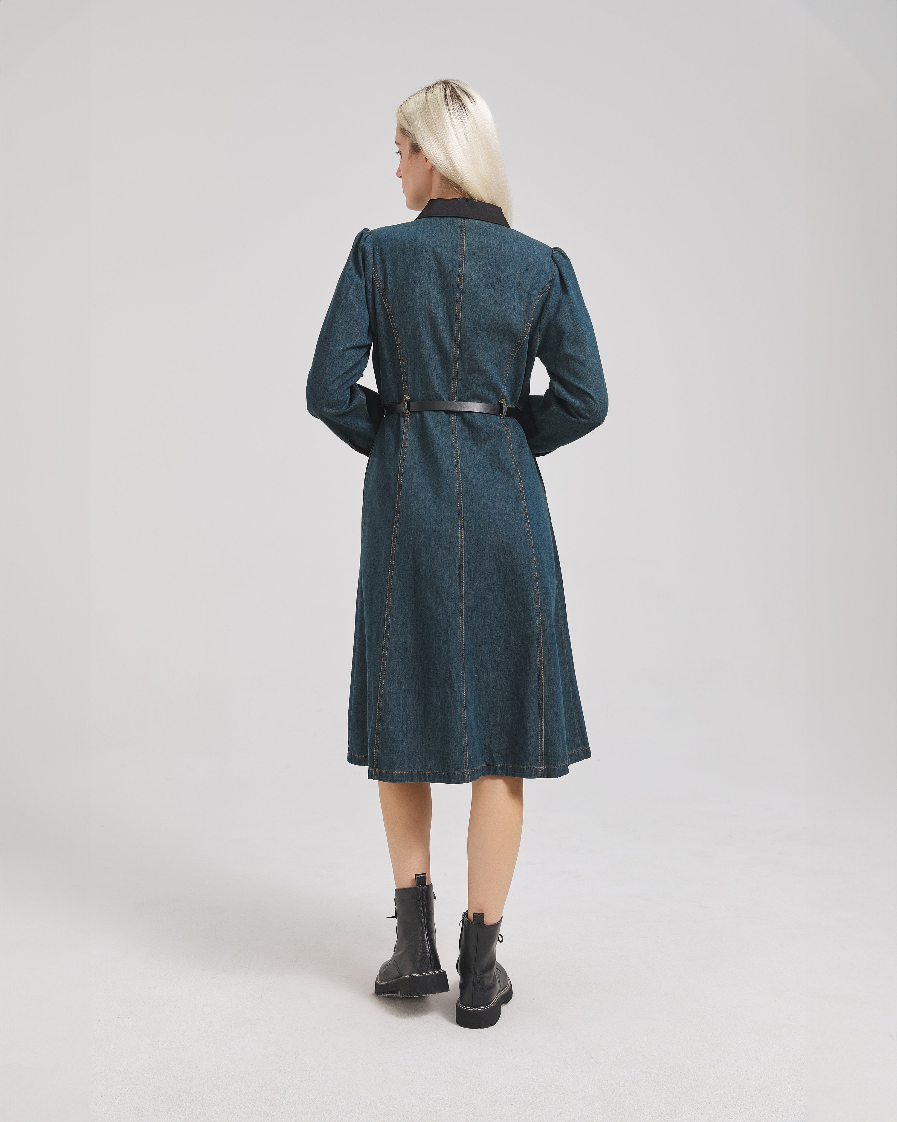 Cotton Denim Dress