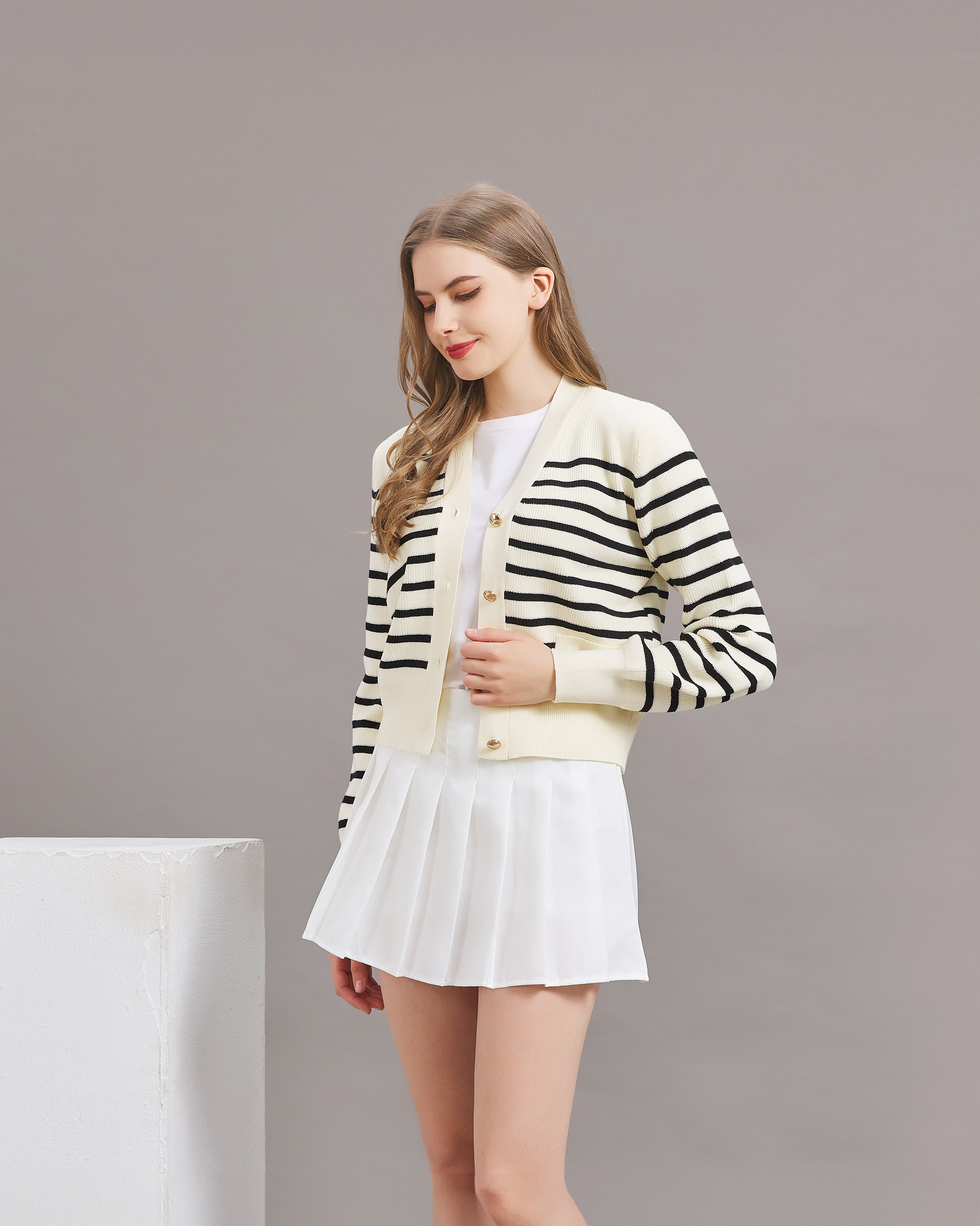 Striped Cardigan