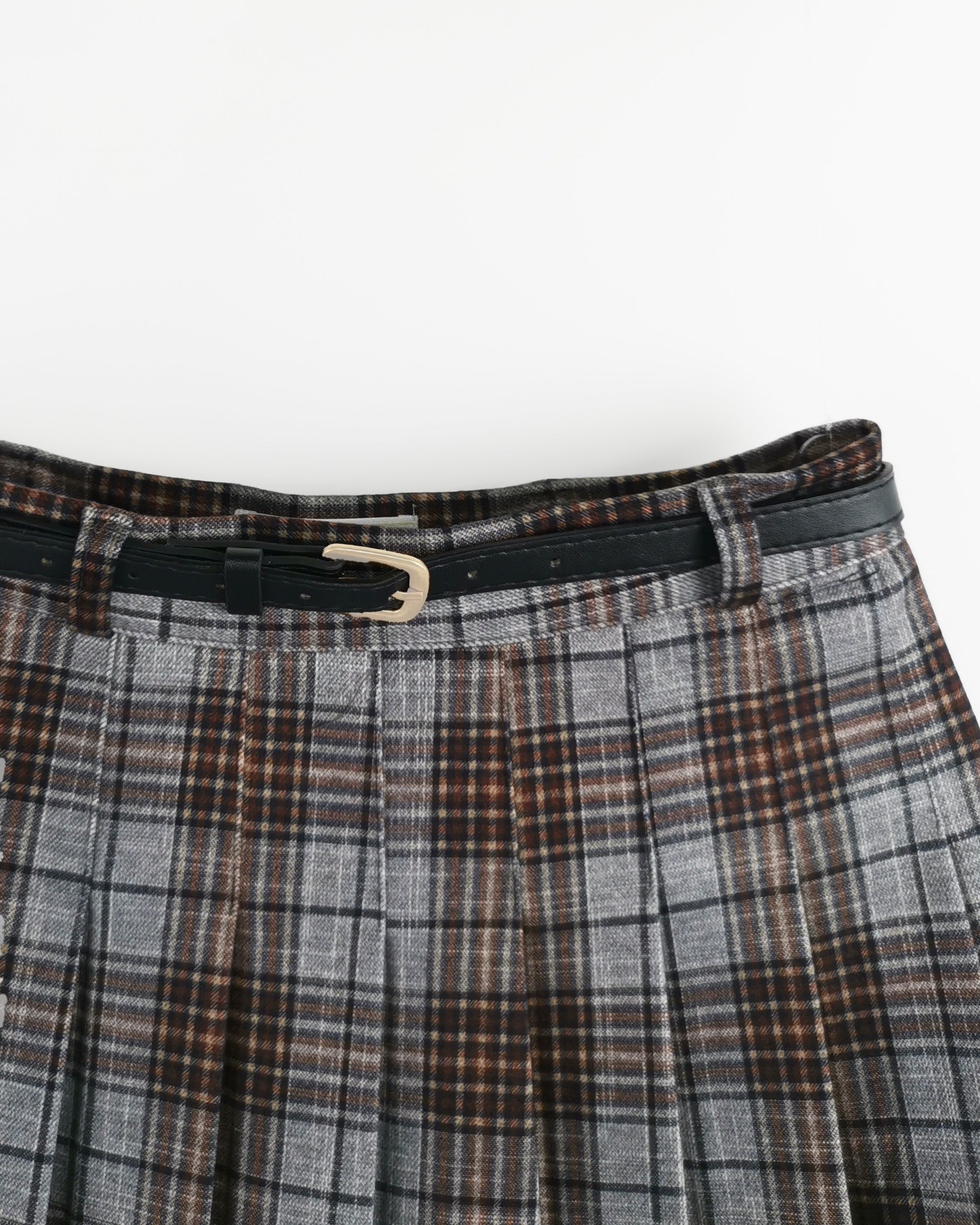 Plaid Miniskirt