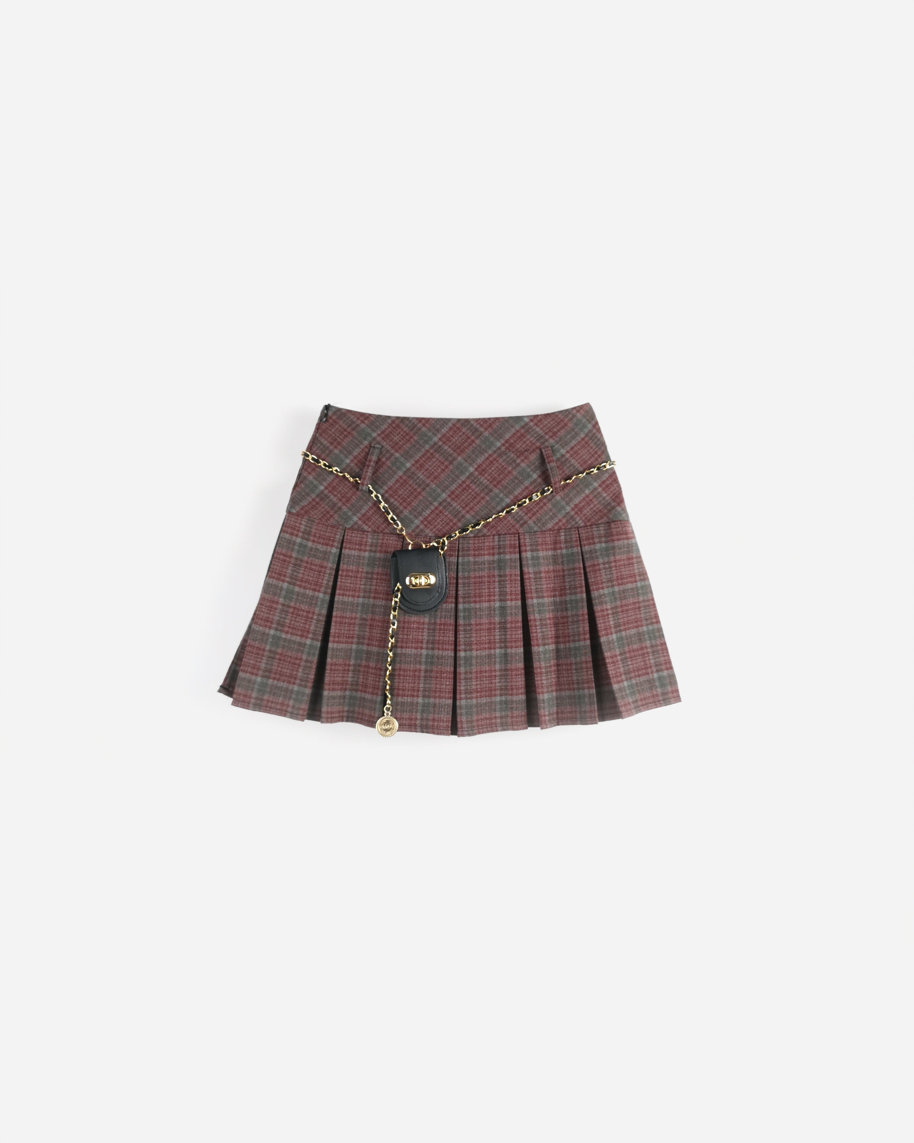 Plaid Miniskirt