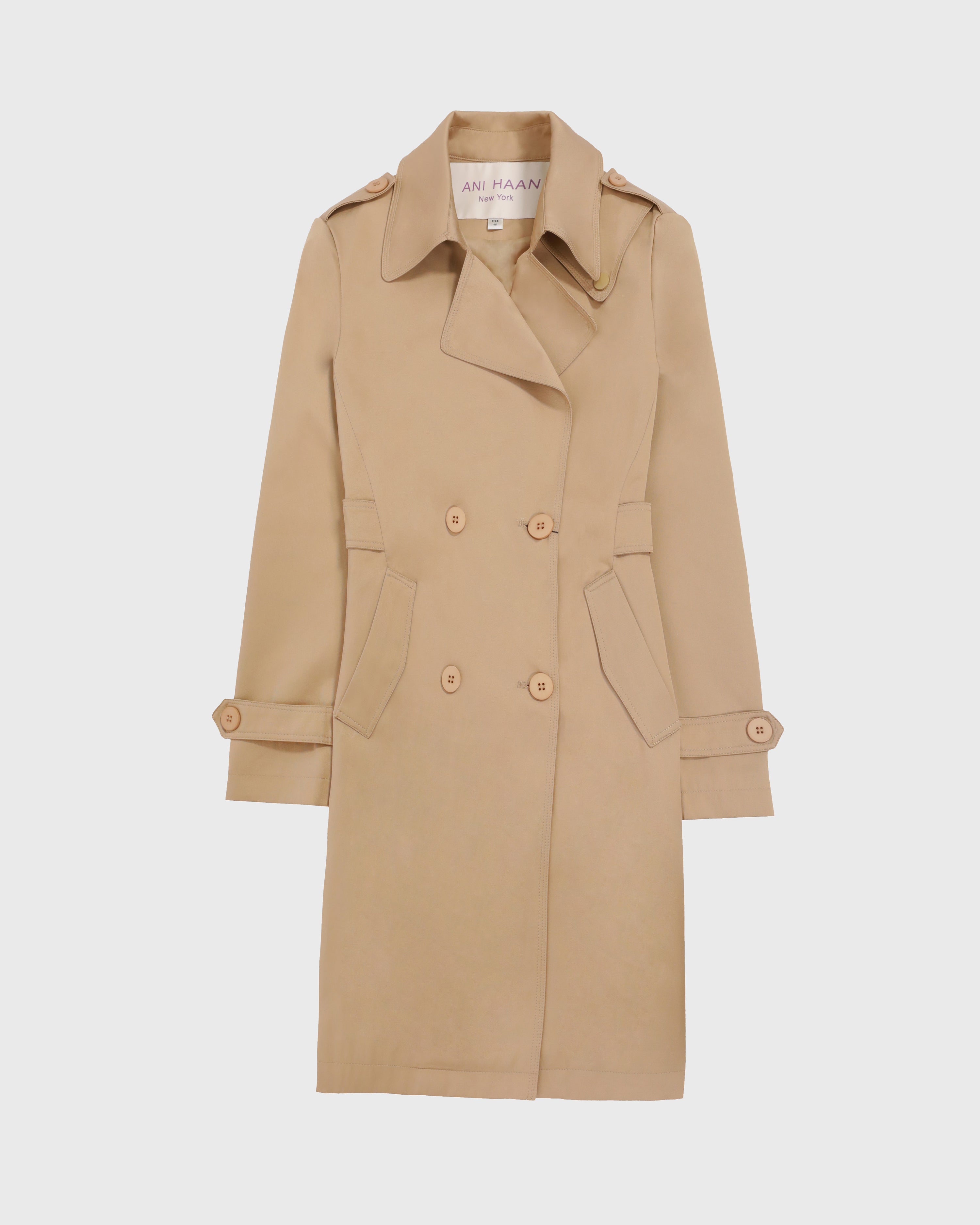 Mid-Length Classic Trench Coat