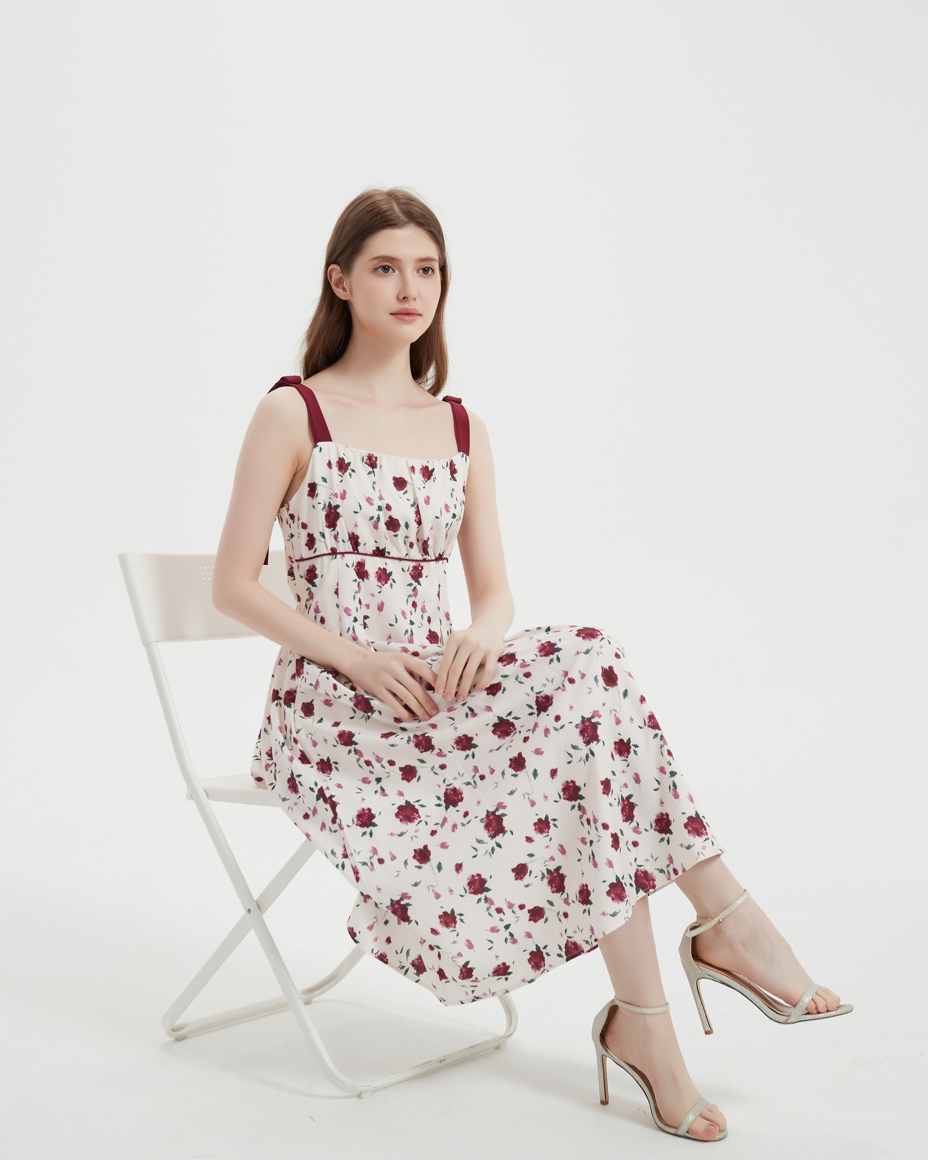 Floral Rose Print Dress